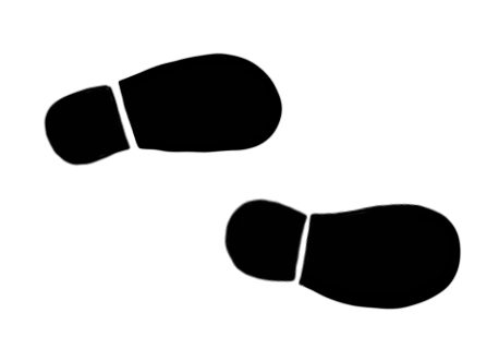 lábnyomok - cipő