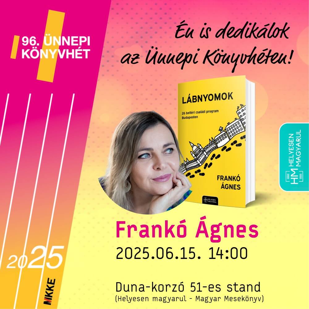 Frankó Ágnes dedikált az Ünnepi Könyvhéten